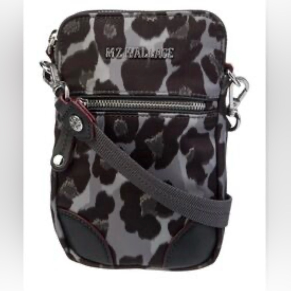 MZ Wallace Leopard Print Small Crossbody Bag - Picture 1 of 9